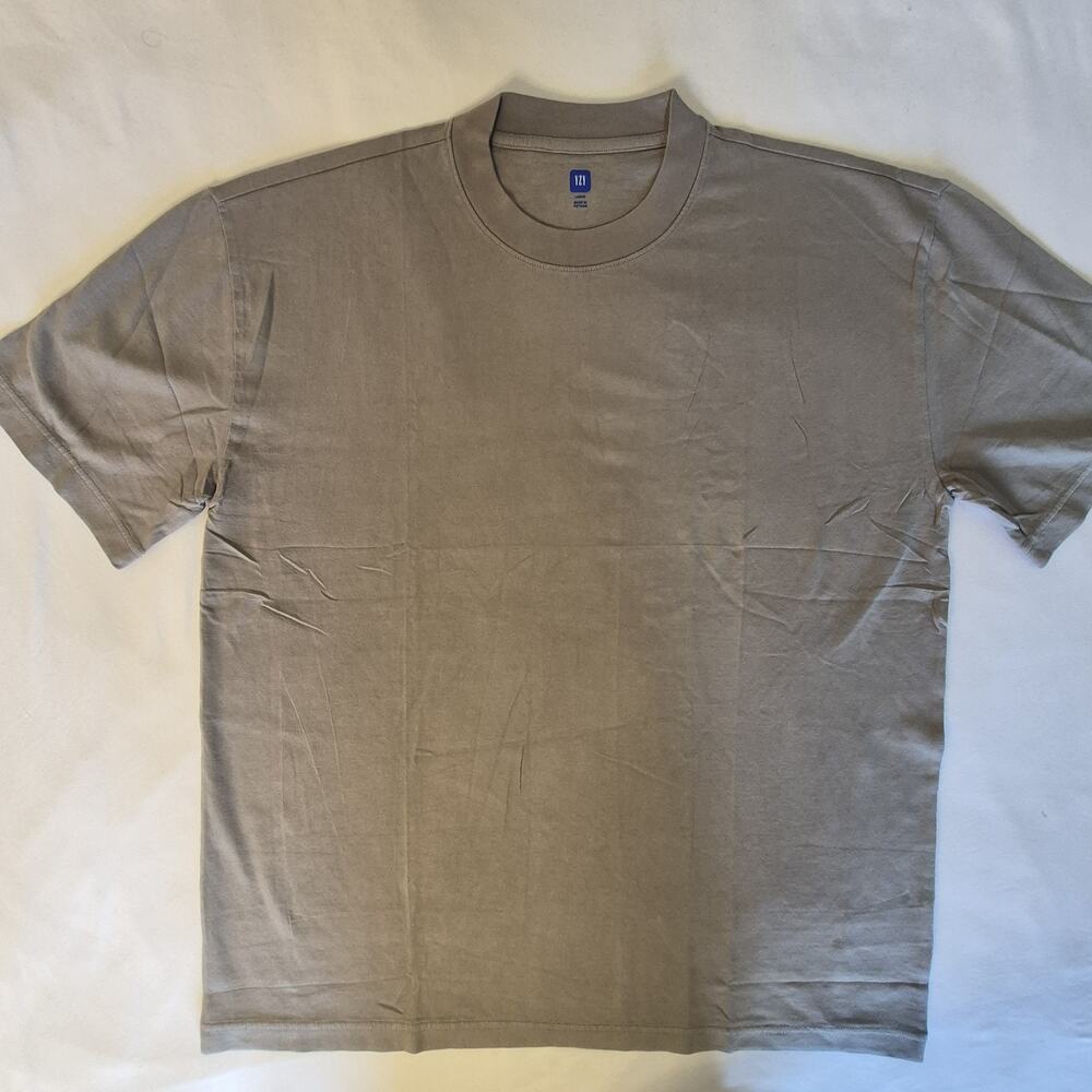 Yeezy Gap T-Shirt Men's Large Stone Gray Deadstock New